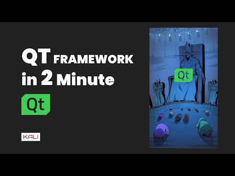 QT C++ in 120 seconds