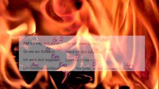 Durch die schweren Zeiten-Udo Lindenberg - Lyrics and Chords -Campfire Version - Musikschach