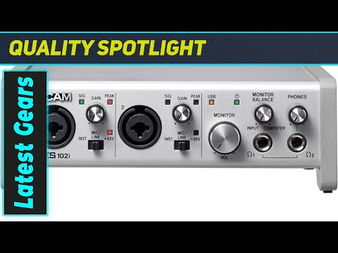 TASCAM Series 102i USB Audio Interface 2019 - Present - Silver Bild 5
