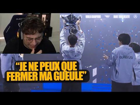 Kameto watches Faker lift the trophy once more... Helpless