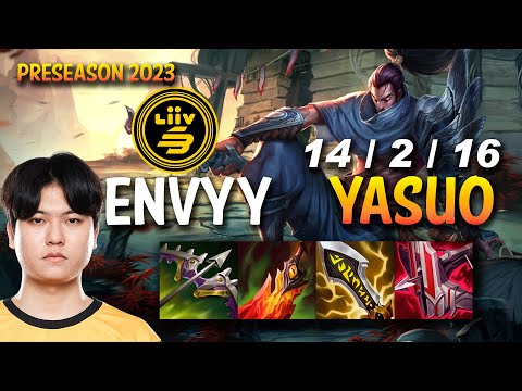 LSB Envyy YASUO vs KALISTA ADC - KR Ranked