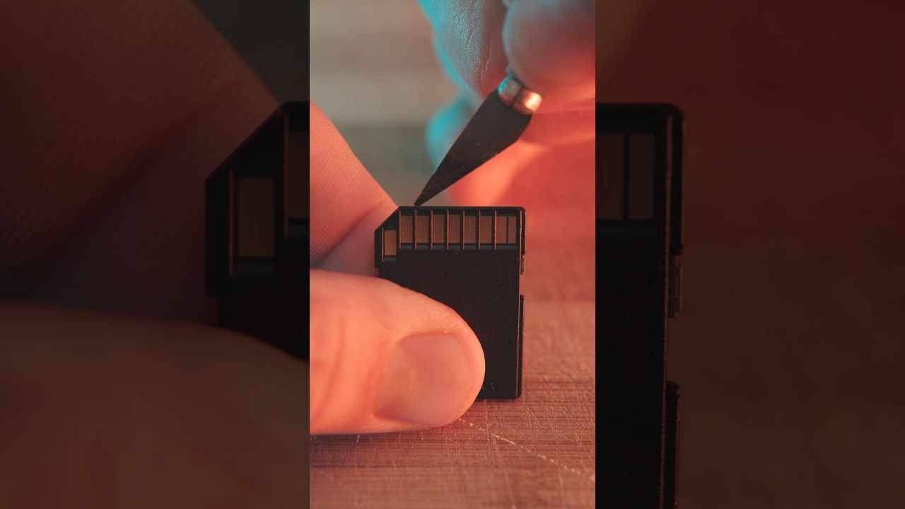 What’s Inside An SD Card? #sdcard #cameragear #asmr
