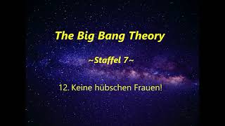 The Big Bang Theory ~Staffel 7~ F 12 - 15 ,tonspur ,einschlafen