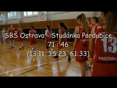2018 1118 Basket U17 Extraliga U17 SBŠ Ostrava - Studánka Pardubice