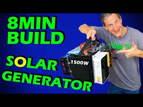 DIY 1500W Solar Generator Build