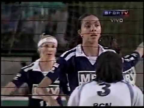Superliga de volei feminino 99/2000 - Semi final Jogo 1 - MRV/Minas x BCN/Osasco - Parte 1