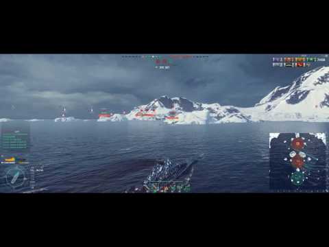 World of Warships - Des Moines destroys the British fleet