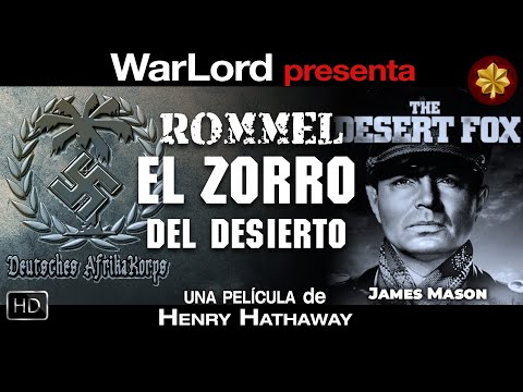 🎥 Rommel, El Zorro del Desierto (1951) HD español - castellano