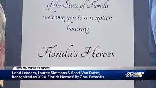 two local residents honored by governor as Florida Heroes