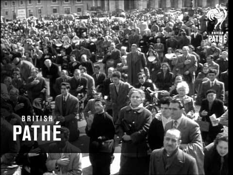 Cumpleaños del papa Pío XII (1955)