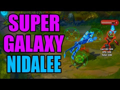 SUPER GALAXY NIDALEE SKIN SPOTLIGHT FINAL RELEASE - League of Legends