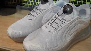 リールでサイズ調整できる NIKE エア マックス 720 ちょっと便利にして職場で使おう