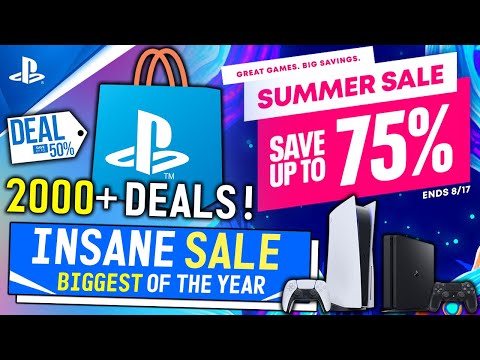 BIGGEST PSN Sale of the YEAR Live NOW! PSN SUMMER SALE 2022 - Over 2000 FANTASTIC New PS4/PS5 Deals!