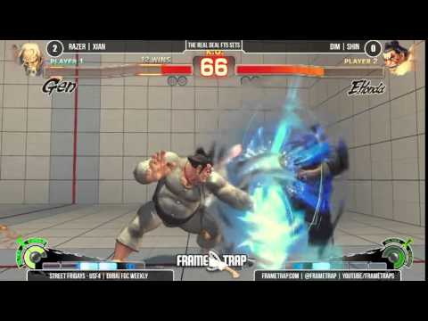 RZR | Xian (Gen) vs DIM Shin (E.Honda)-  First to 5 - Street Fridays June 2015