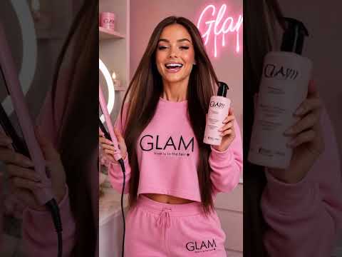 Video: Vyhlazující keratinové mléko pod žehličku a fén GLAM Smooth