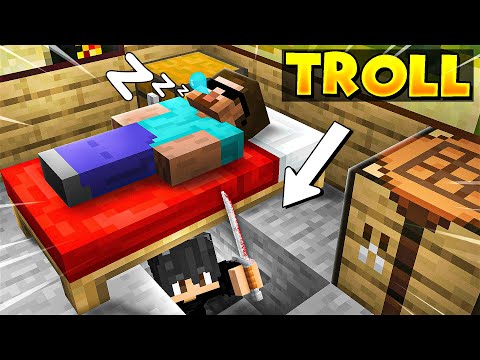 Living Inside PROBOIZ95 Base to TROLL HIM in Minecraft...