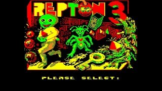 Repton 3 on the Acorn Electron - Screen A