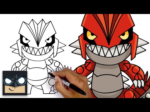 How To Draw Groudon | Pokemon - YouTube