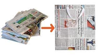 How to Make a Paper Bag with Newspaper | Paper Bag Making Tutorial | Quick and Easy