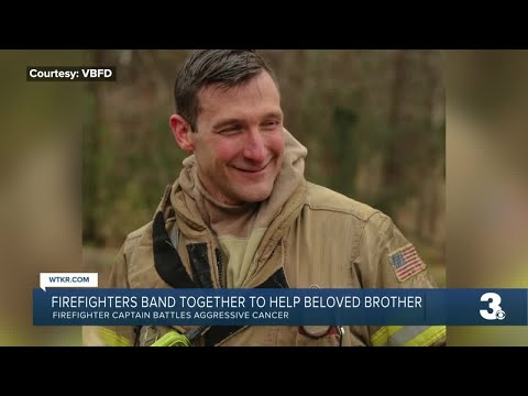 Helping a hero: Virginia Beach community rallies to help firefighter battling rare cancer
