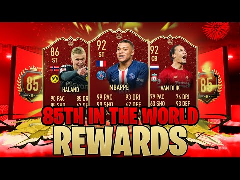 85TH IN THE WORLD FUT CHAMPS REWARDS! 8X TOTW PACKS!