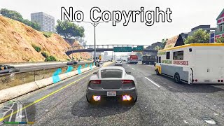 Car driving - no copyright video  GTA V