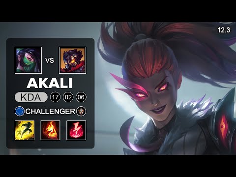 Akali Mid vs Viktor - EUW Challenger - Season 12 Patch 12.3