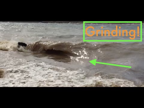 MINI SKELETON BAY - Storm blowing LONG GRINDING MINI BARRELS at Lake Jindabyne