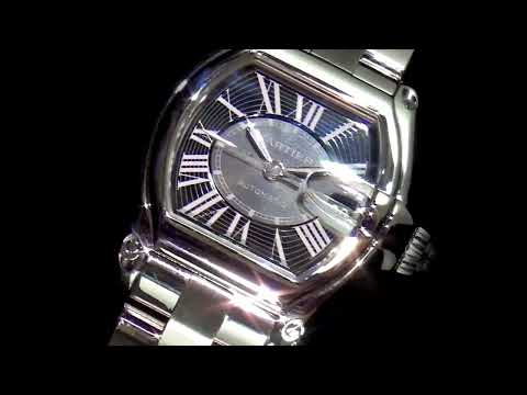 Men's Stainless Steel Cartier Roadster Automatic Wristwatch