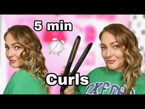 SCHNELLE LOCKEN mit dem GLÄTTEISEN I BEACH WAVES für ANFÄNGER