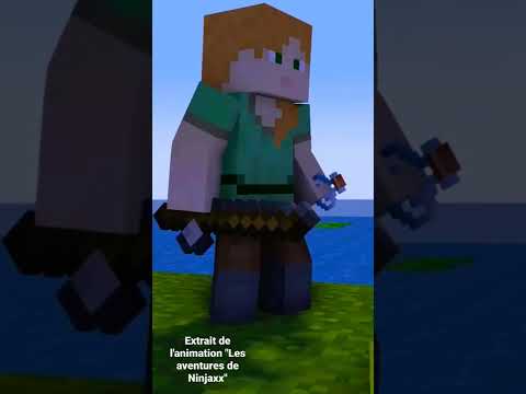 MickalePF - Ninjaxx and Nino fishing (Minecraft Animation) #shorts