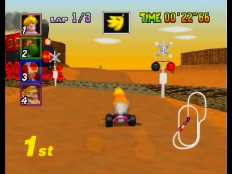 Mario Kart 64 - Kalimari Desert [N64]