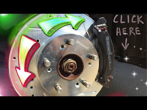 Which way to Install Slotted and Drilled brake rotors! SOLVED