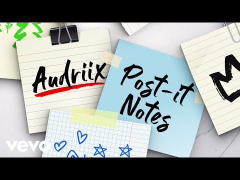 Audriix - Post-it Notes (Official Lyric Video)