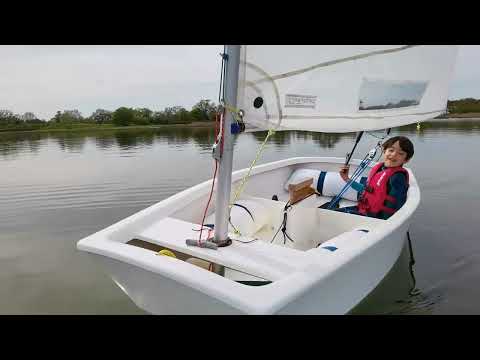 Optimist Training - Never trust a 6 year old in a boat!