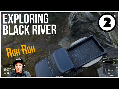 Exploring Black River Michigan | SnowRunner Hard Mode Campaign | Episode 2
