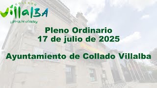 Pleno Ordinario 17/07/2025