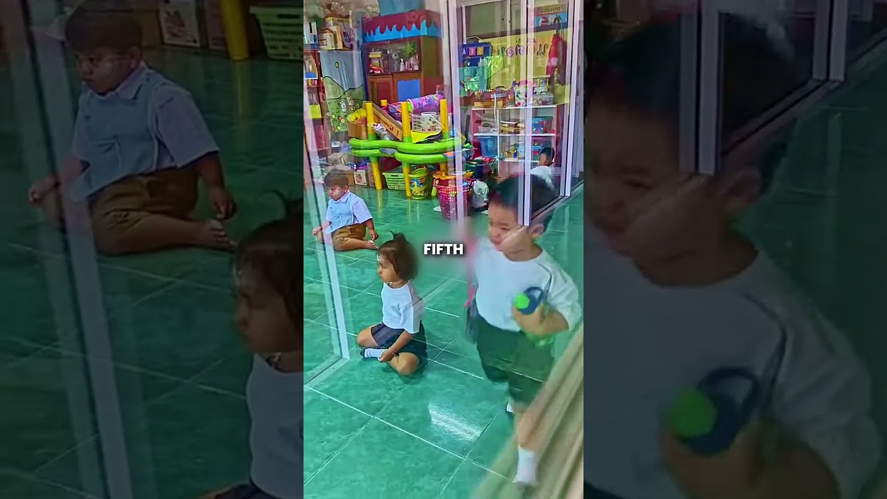 Little Boy Founds friends At School🖤