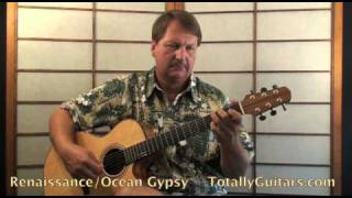Renaissance - Ocean Gypsy Guitar lesson