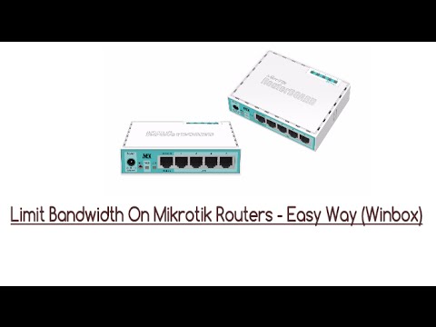 Limiting Bandwidth on Mikrotik Routers - Easy Way (Winbox)[HD/720p]