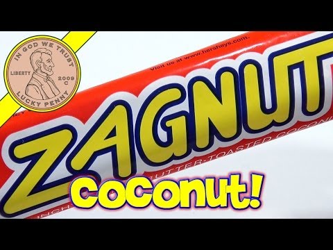 Zagnut Bar - Crunchy Peanut Butter & Toasted Coconut, Hershey