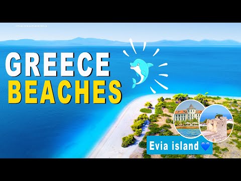 🇬🇷 EVIA Greece | Exotic beaches | Top places | Greek islands travel guide | Rovies