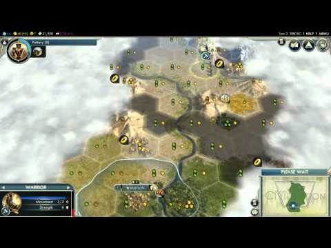 Civilization V - Nebuchadnezzar II of Babylon - Episode 1 Part 1