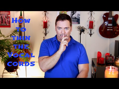 Voice Lesson - How to thin the vocal cords - Jeffrey Alani Stanfill - Episode #8