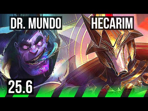 DR. MUNDO vs HECARIM (JGL) | 49k DMG, 9/4/22 | EUW Diamond | 25.6