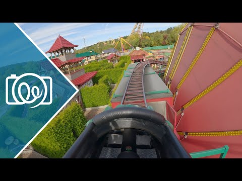 Drachenhöhle (Indoor Coaster) @ Freizeit-Land Geiselwind 2022 - 4K Onride / POV Video
