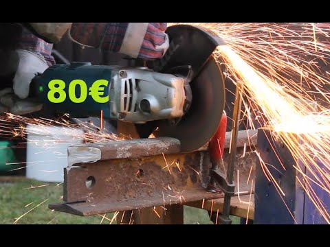 Makita GA9050R kampinis šlifuoklis video