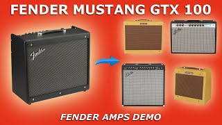 Video thumbnail for Fender Mustang GTX100 | Fender Amps Demo by Stamatis Stabos