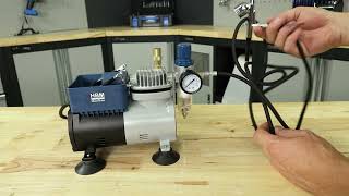 Airbrush kompresor, 0,4HP, HBM