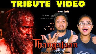 Thangalaan - Chiyaan Vikram | Birthday Tribute Video REACTION | KE Gnanavelraja | Pa Ranjith